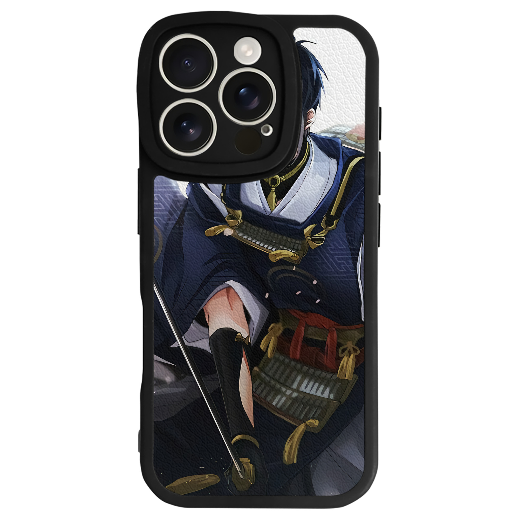 （画像用） 刀剣乱舞 Touken Ranbu 【iPhone 16シリーズ対応】シリコンスマホケース（レザー調） 材質：シリコン